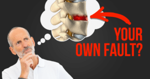 Roland thinks about a herniated disc and wether he could prevent it