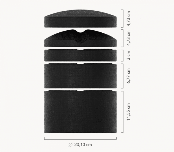 An image of the Back Hero attachments and bases.