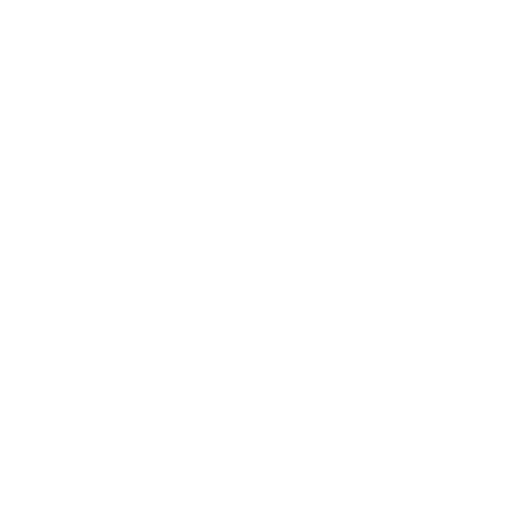 Ein weißer geschwungener Pfeil nach unten