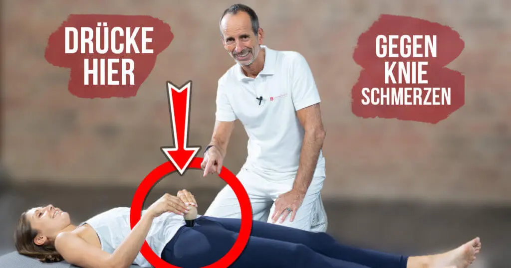 Drücke diesen Punkt und stoppe deine Knieschmerzen