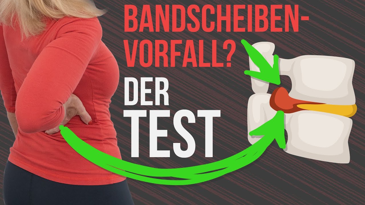 RückenTest Finde heraus, ob dir ein Bandscheibenvorfall droht