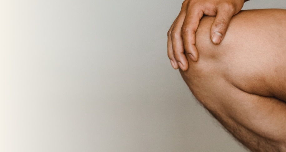 Knieschmerzen Kachelbild