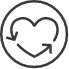 Icon in Herzform
