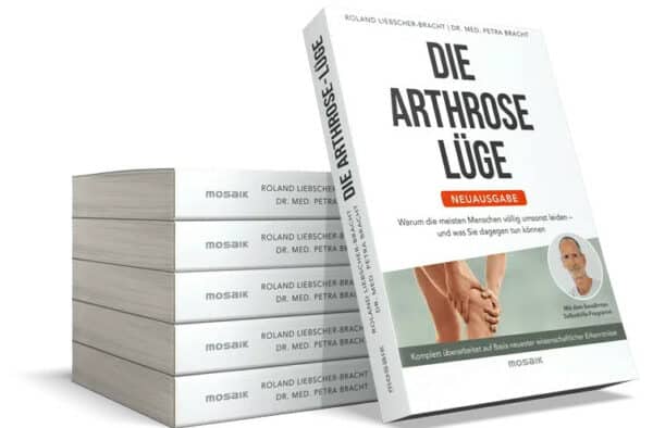 Das Cover der Neuausagabe der Arthrose Lüge von Roland Liebscher-Bracht und Dr. med. Petra Bracht