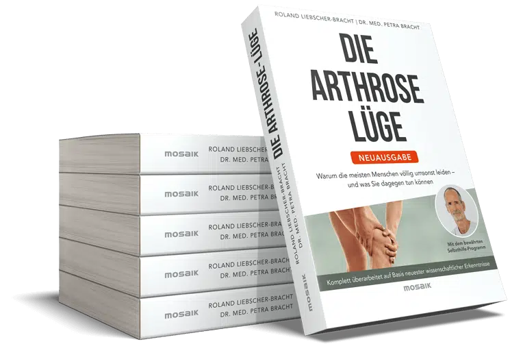 Das Cover der Neuausagabe der Arthrose Lüge von Roland Liebscher-Bracht und Dr. med. Petra Bracht