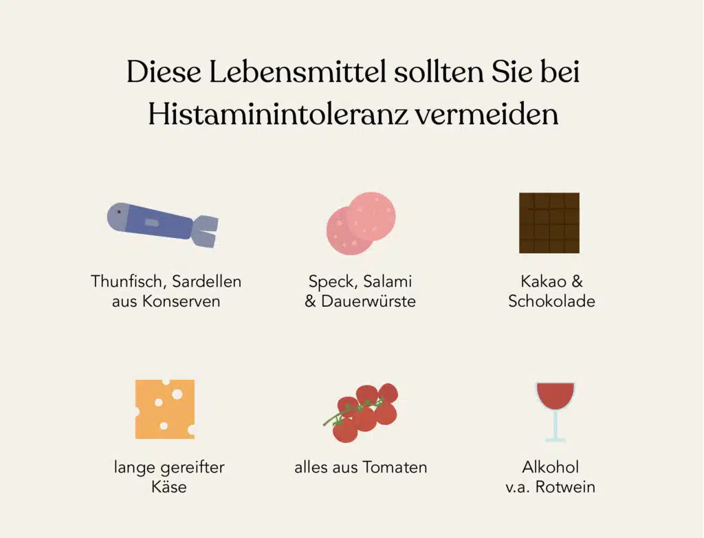 Rotwein, Käse, Speck, Salami und Dauerwürste haben einen höheren Histamin-Gehalt